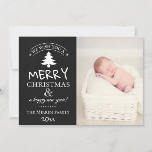 Merry Wishes // Photo Holiday Card