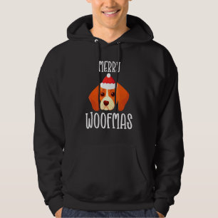 Merry Woofmas Beagle Santa Dog Christmas Beagle Hoodie