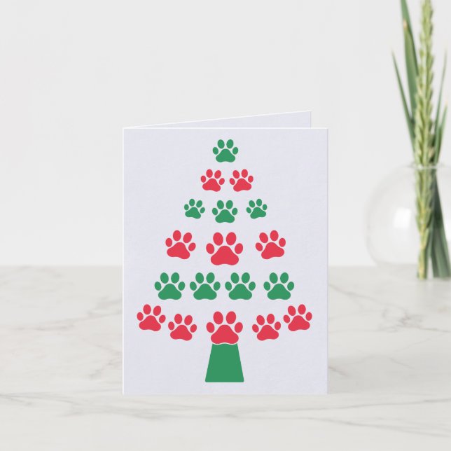 Merry Woofmas Christmas Greeting Card (Front)