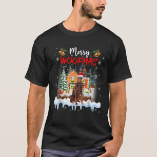 Merry Woofmas Doberman Pinscher Christmas Tree Dog T-Shirt