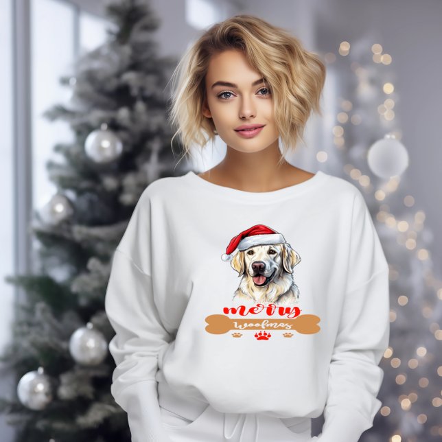 Merry Woofmas Golden Retriever  T-Shirt (Creator Uploaded)