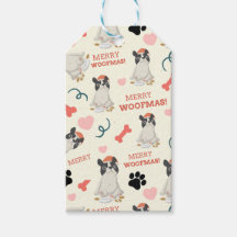Merry WOOFMAS  Medium Gift Bag