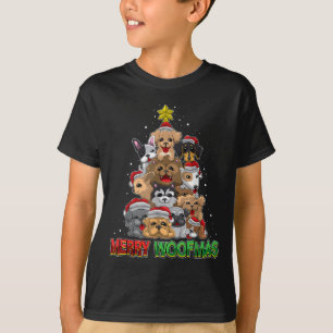 Merry Woofmas - Merry Christmas For Dog Lovers T-Shirt