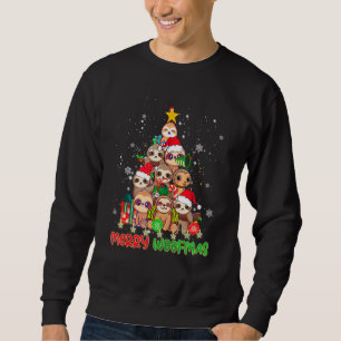 Merry Woofmas Merry Christmas For Sloth Sweatshirt