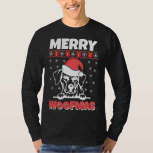 Merry Woofmas Rottweiler Christmas T-Shirt