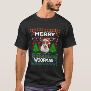 Merry Woofmas Ugly Sweater Christmas Jack Russell