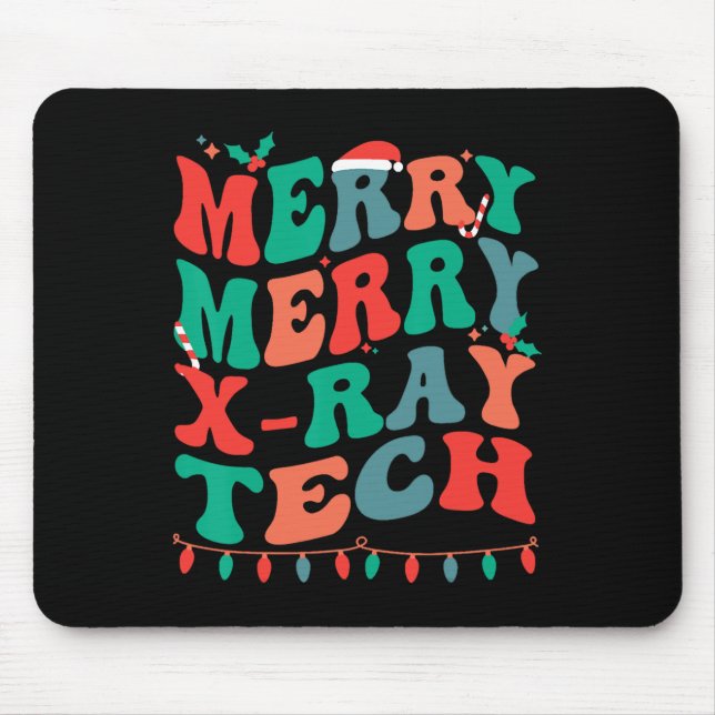 Merry X-ray Tech  Mouse Pad (Front)