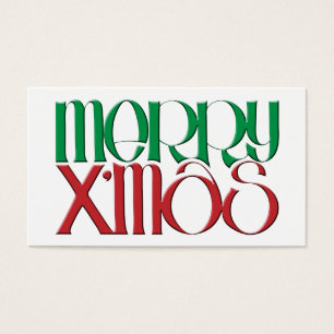 Merry X'mas 3D Gift Tag