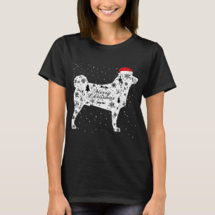 Merry Xmas Akita Dog Christmas T-Shirt