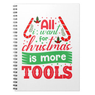 Merry Xmas All I Want For Christmas Notebook