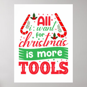 Merry Xmas All I Want For Christmas Poster