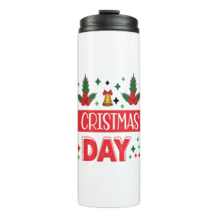 Merry Xmas Christmas Day Thermal Tumbler