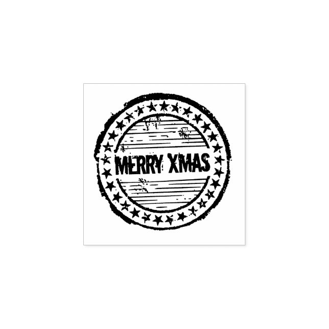 Merry Xmas, Christmas Stamp (Imprint)