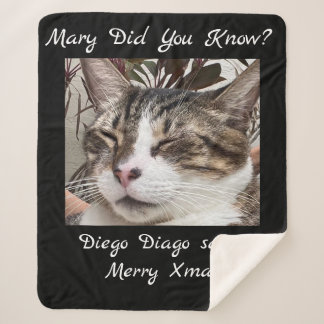 Merry Xmas Diego Diago! Sherpa Blanket