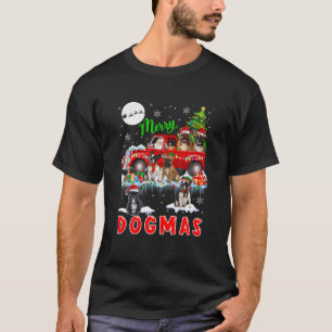 Merry Xmas Dog Santa Carrying French Bulldogs Pick T-Shirt
