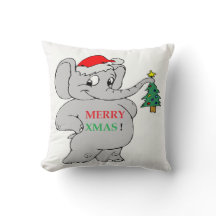 "MERRY XMAS" ELEPHANT