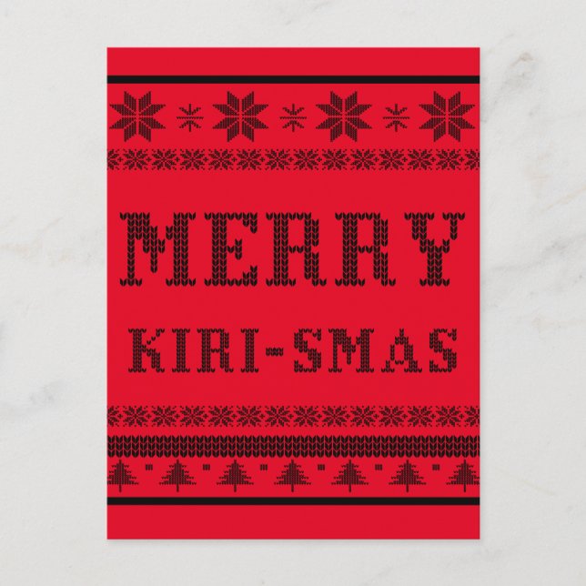 Merry Xmas for iranian people - Persian (iran)  Holiday Postcard (Front)