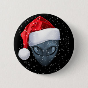 Merry Xmas from Area 51 6 Cm Round Badge