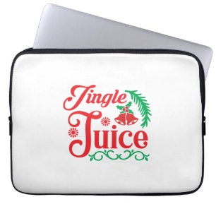 Merry Xmas Happy Jingle Juice Laptop Sleeve