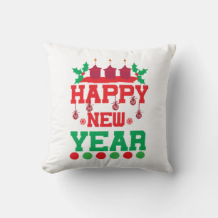 Merry Xmas Happy New Year Cushion