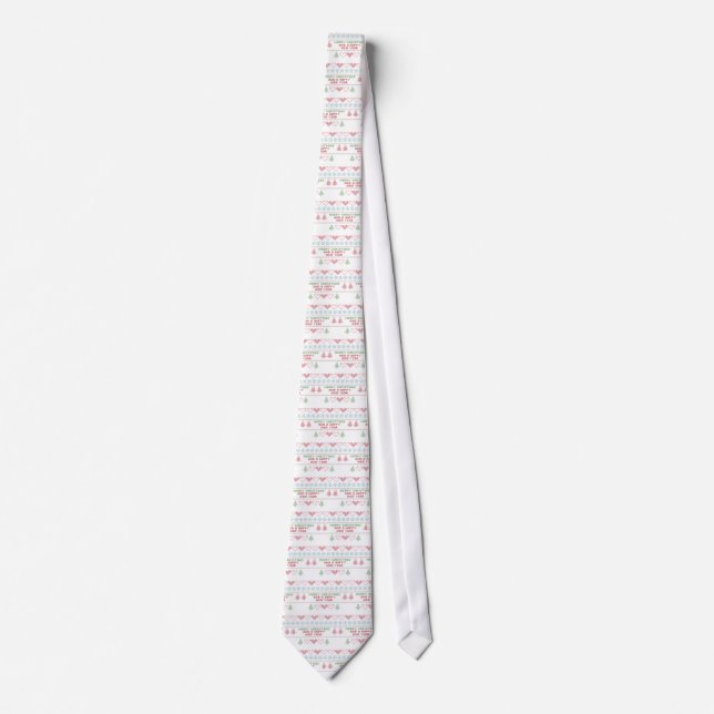 merry xmas happy new year tie (Front)