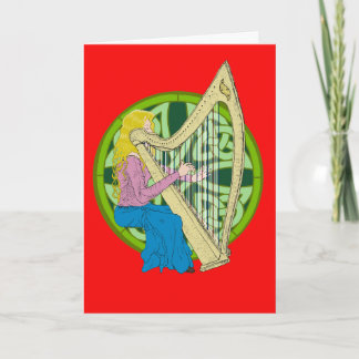 Merry Xmas & Harpy New Year! Holiday Card