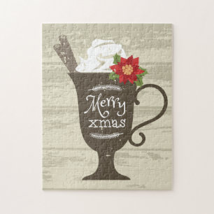 Merry Xmas Holiday Ice Cream Jigsaw Puzzle