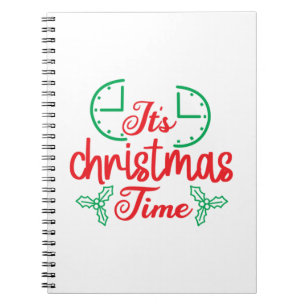 Merry Xmas It Is Christmas Time Notebook