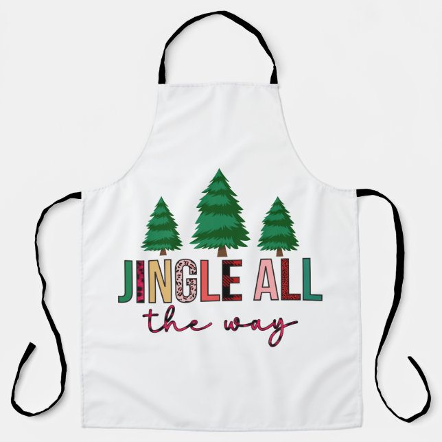 Merry Xmas Jingle All The Way Apron (Front)