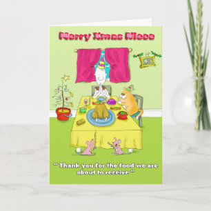 Merry Xmas niece Holiday Card