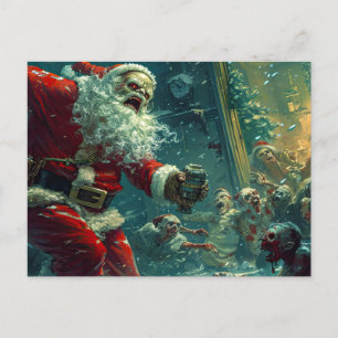 Merry Zombie Christmas Postcard