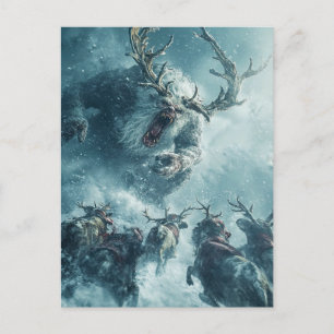 Merry Zombie Christmas Postcard