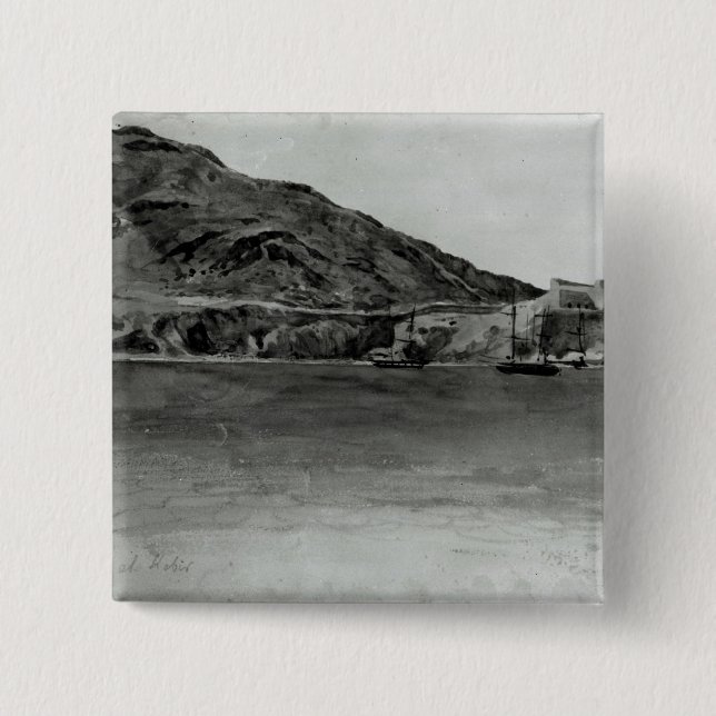 Mers El-Kebir, Algeria 15 Cm Square Badge (Front)