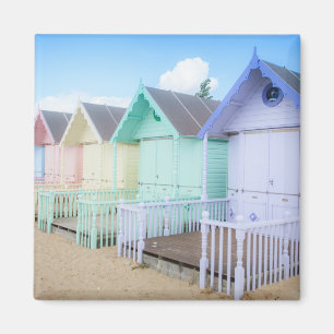 Mersea Island Beach Huts Magnet