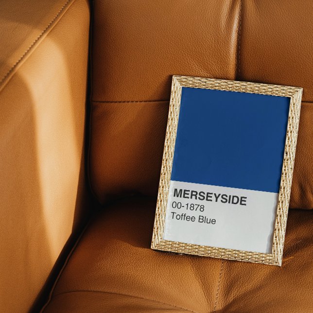 Merseyside Toffee Blue - Full Width Poster (Creator Uploaded)