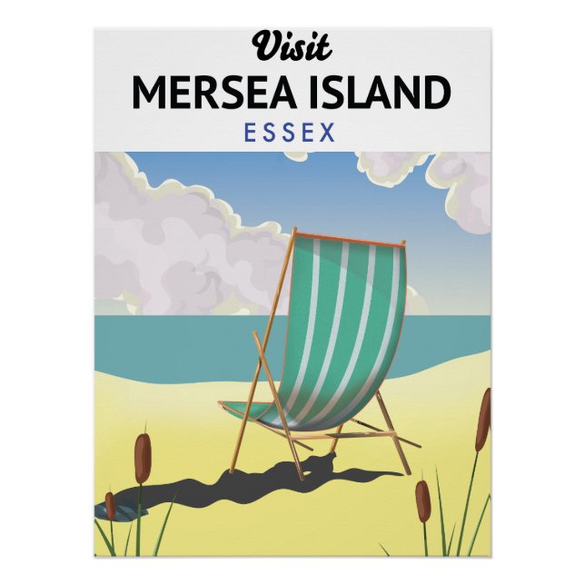 Mersia island Essex travel poster (Front)