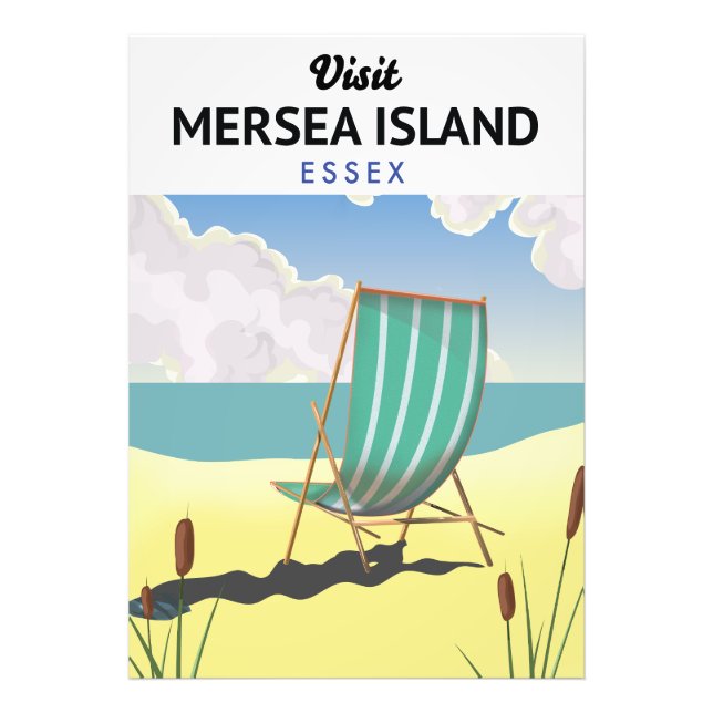 Mersia island Essex travel poster (Front)