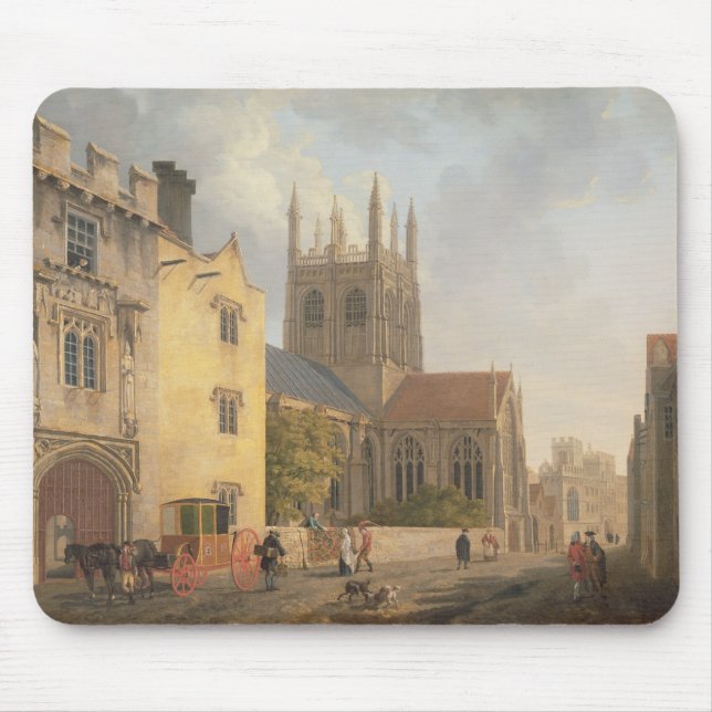 Merton College, Oxford, 1771 (oil on canvas) Mouse Pad (Front)