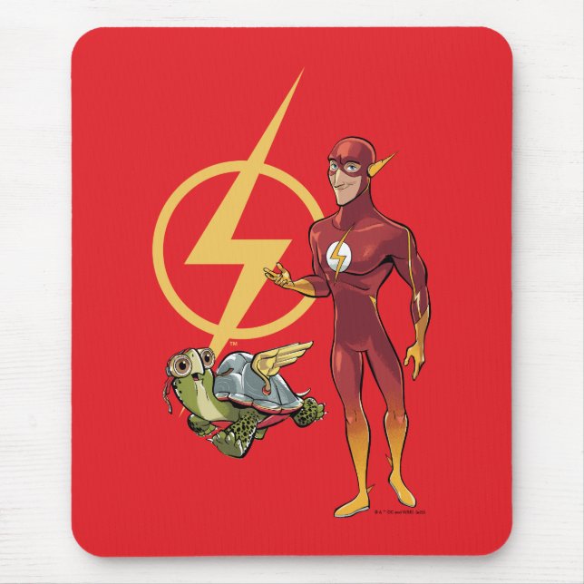 Merton & The Flash Mouse Pad (Front)
