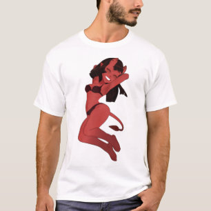 Meru The Succubus Cute Trendy Stiker-Bad Girl    T-Shirt