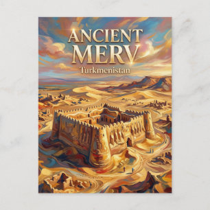 Merv Turkmenistan Postcard