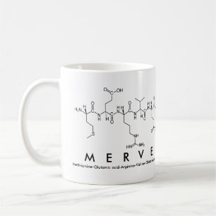 Merve peptide name mug