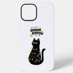 Mery Christmas cat moms and dads.kitten iPhone 12 Pro Max Case