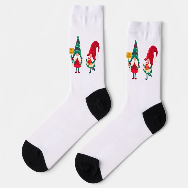 Mery Christmas  Socks (Left)