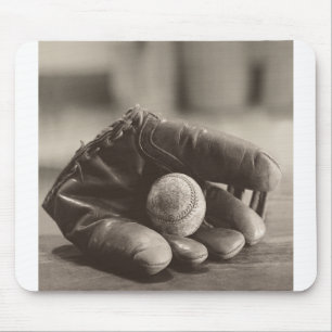 MES01BWD1 Ball in Mitt.tif Mouse Pad