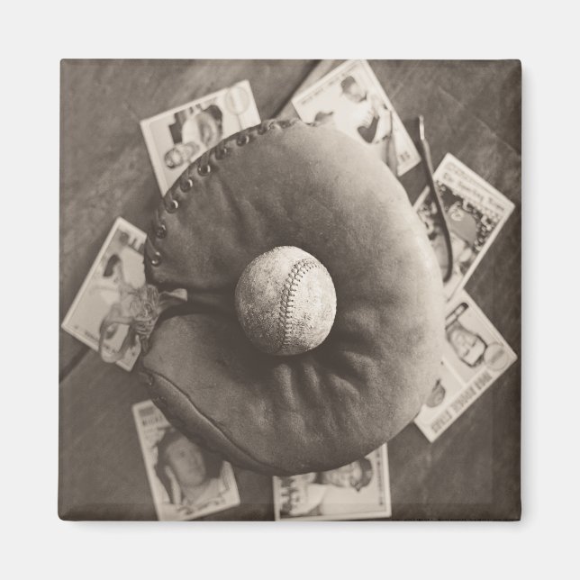 MES01BWD3 Baseball Cards.tif Magnet (Front)