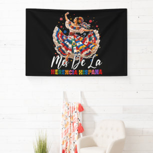 Mes De La Herencia Hispana Hispanic Heritage Month Banner