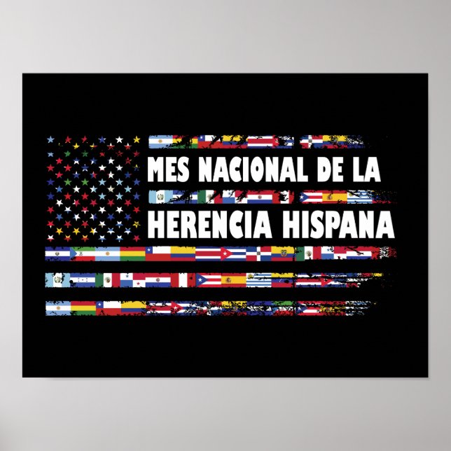 Mes Nacional De La Herencia Hispania Poster (Front)