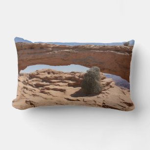 Mesa Arch and Tumbleweed at Canyonlands Lumbar Cushion