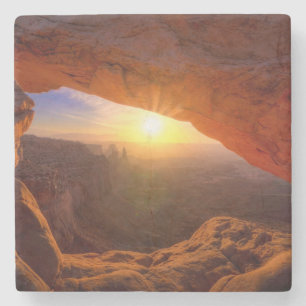 Mesa Arch, Canyonlands National Park Stone Coaster